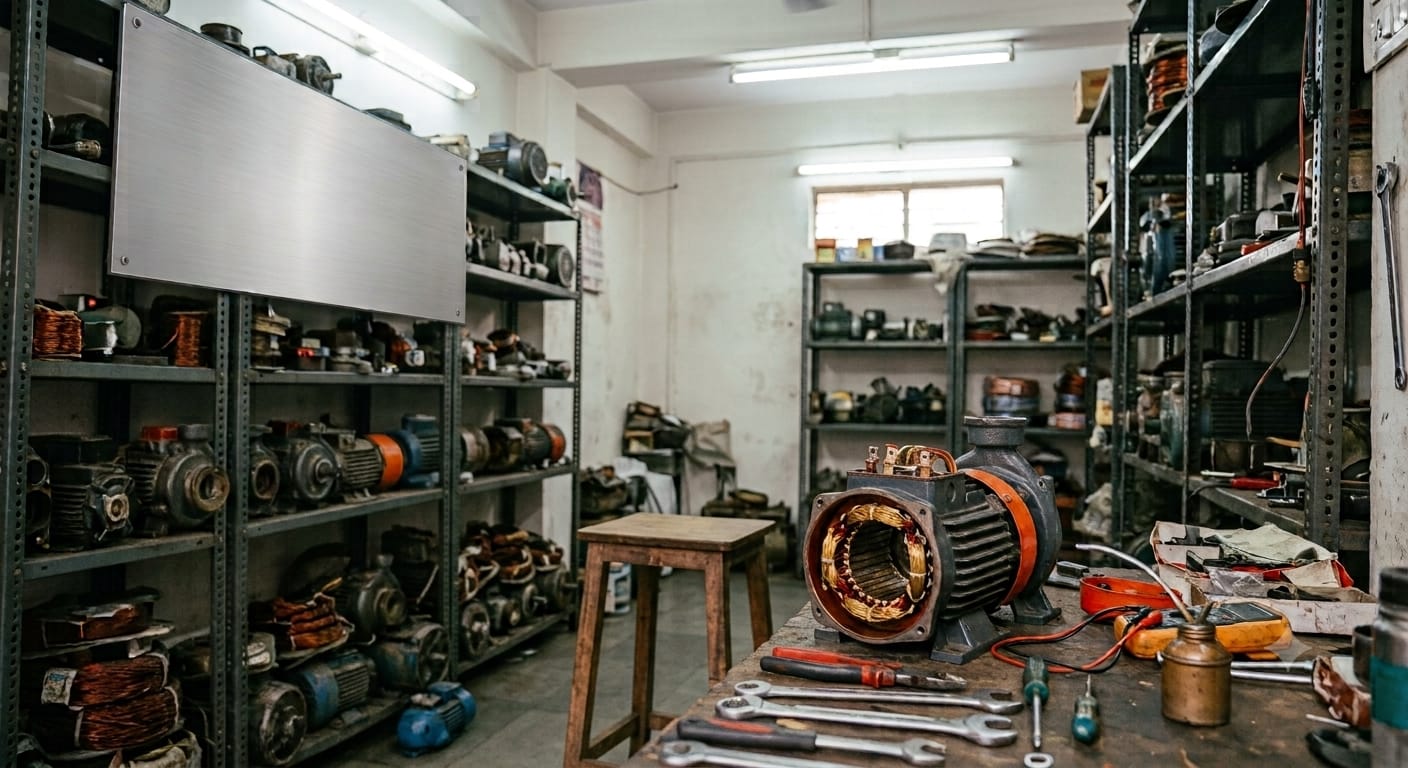 Genuine spare parts workshop